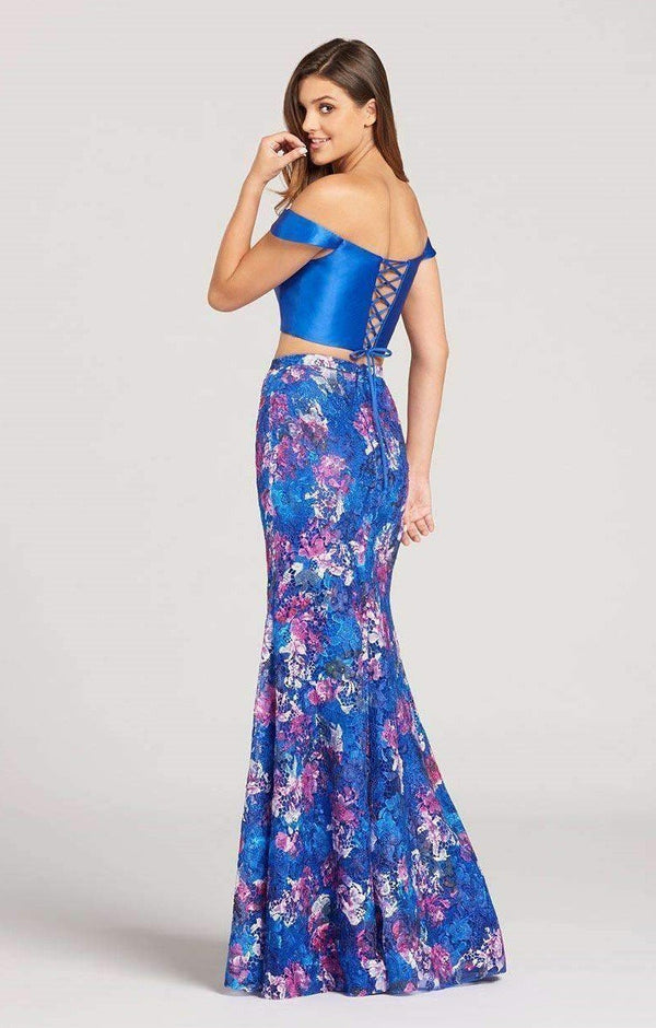 Ellie Wilde EW118184 Royal-Blue-Multi