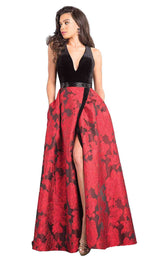 Rachel Allan 8340 Black/Red