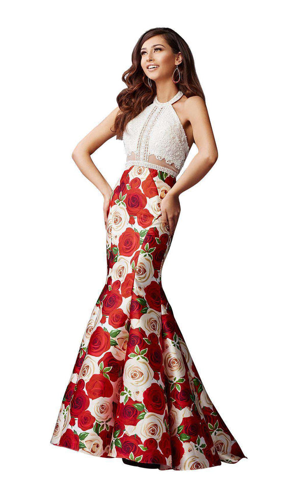 Clarisse 3423 White/Print