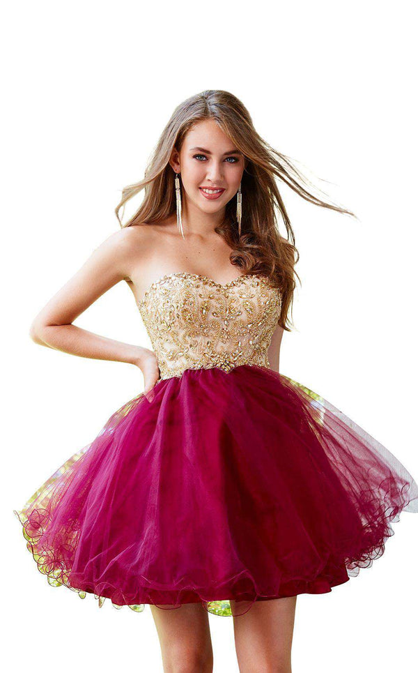 Clarisse 3461 Wine/Gold