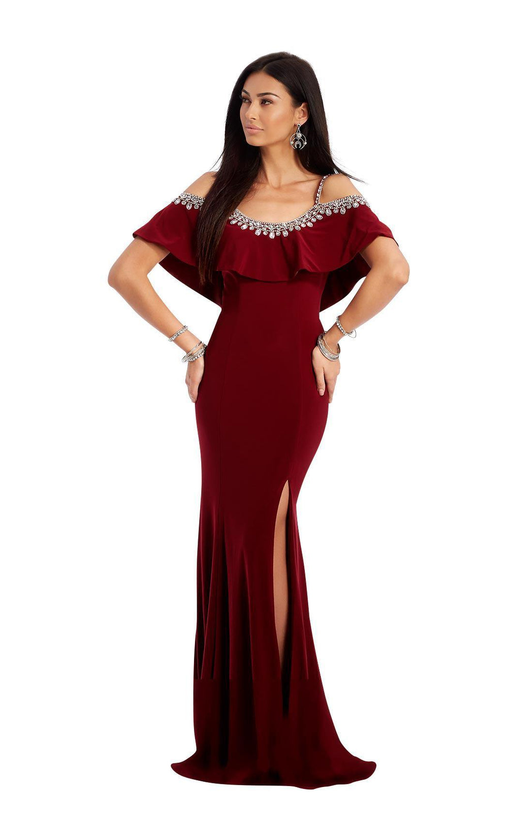 Clarisse 3497 Prom Dress - Wine