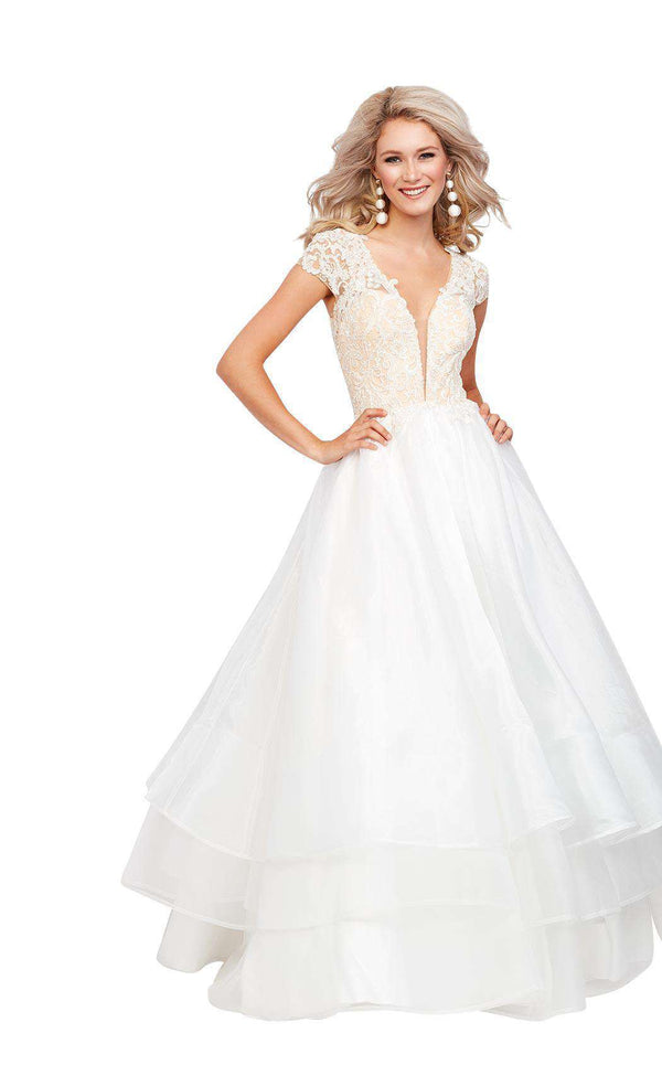 Clarisse 3500 White/Nude