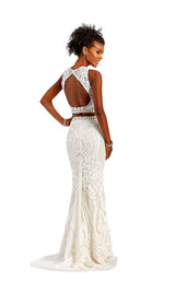 Clarisse 4907 White/Nude