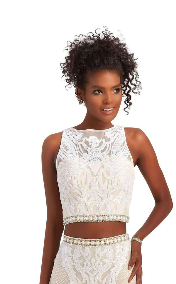 Clarisse 4907 White/Nude