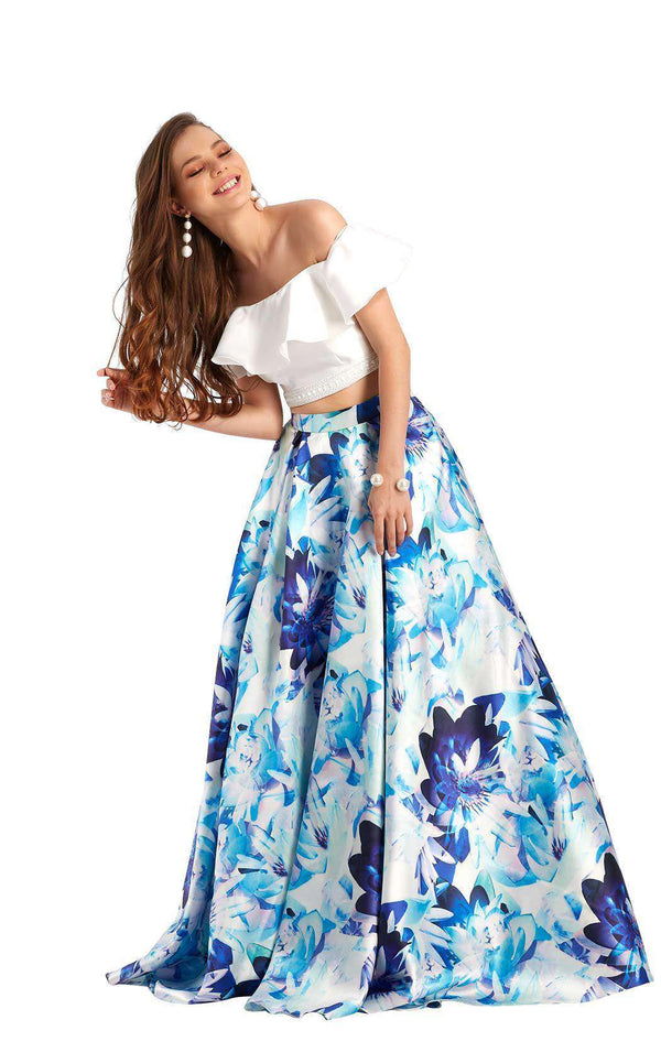 Clarisse 4937 White/Print