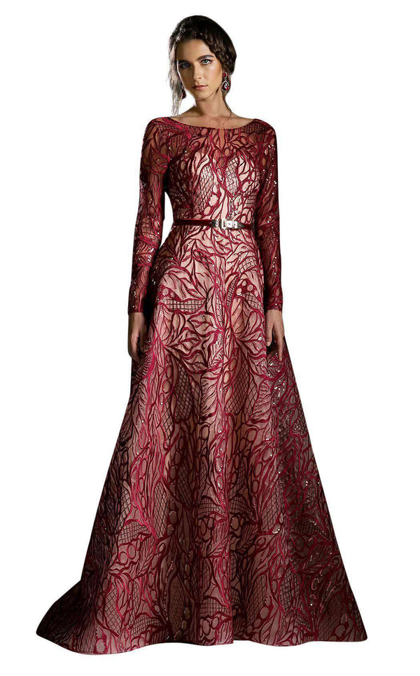 Andrea and Leo 5206 Burgundy