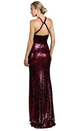 Andrea and Leo A0167 Burgundy