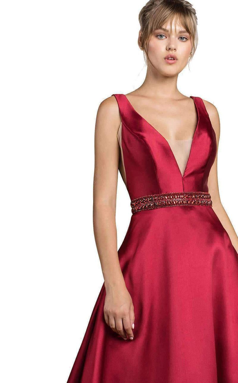 Andrea and Leo A0200 Burgundy