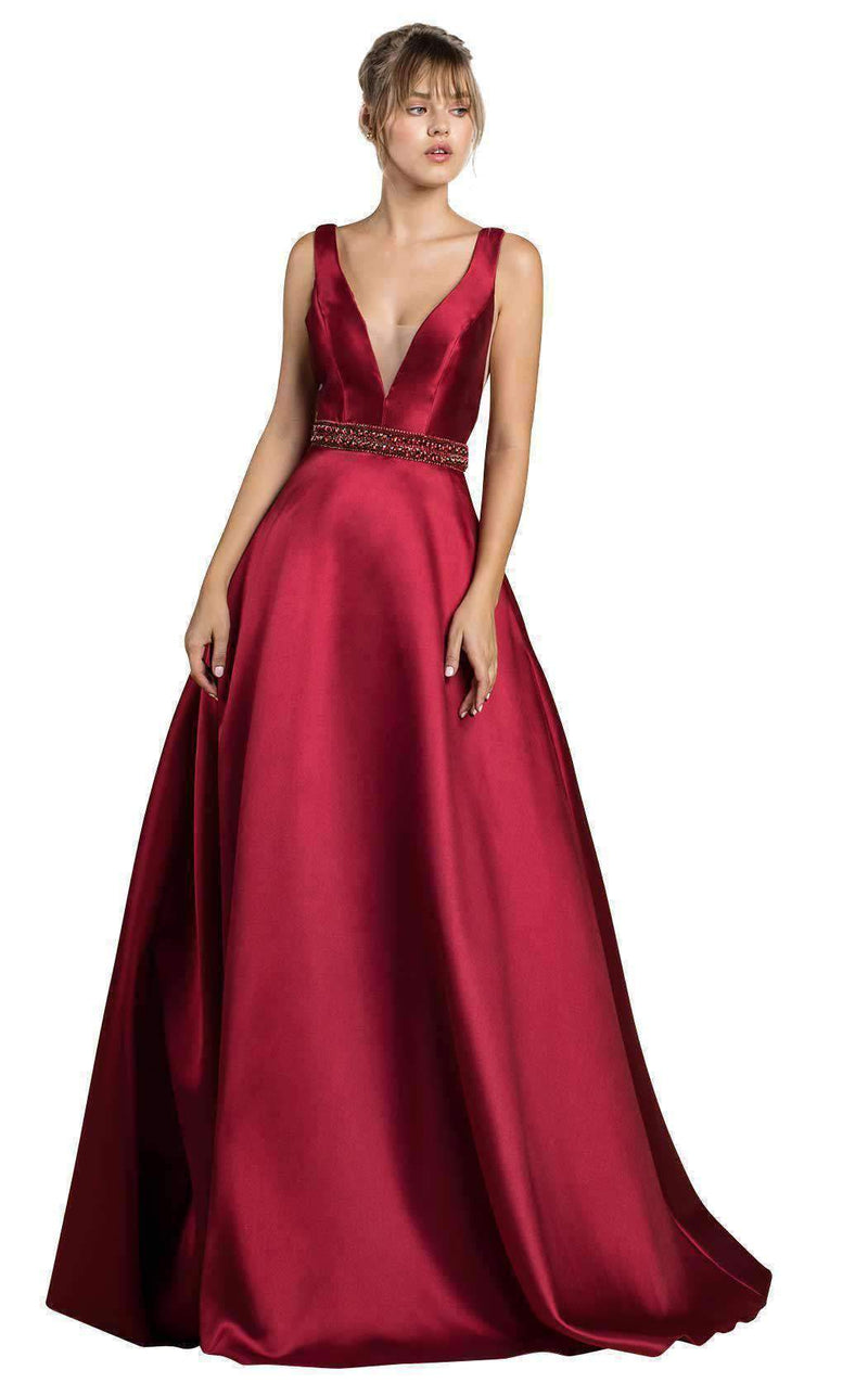 Andrea and Leo A0200 Burgundy