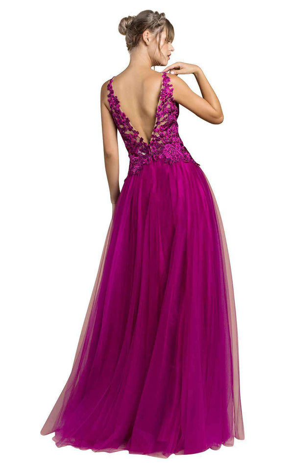 Andrea and Leo A0243 Fuchsia