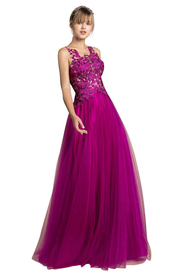 Andrea and Leo A0243 Fuchsia