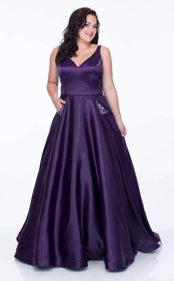 Ava Presley 33297P Eggplant