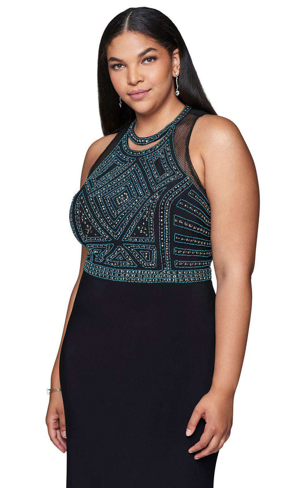 Faviana 9395 Black/Jade