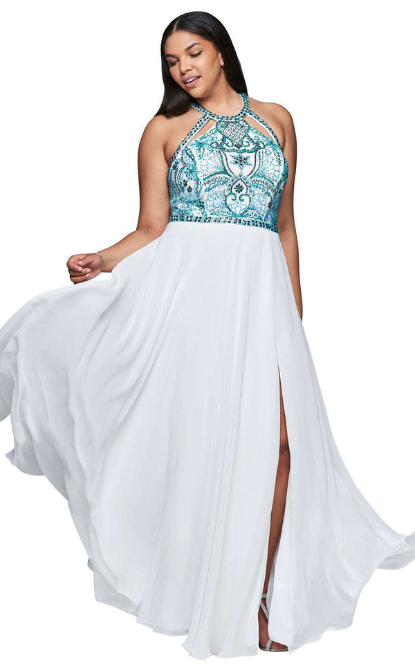 Faviana 9434 Ivory/Jade
