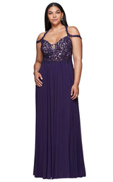 Faviana 9439 Aubergine