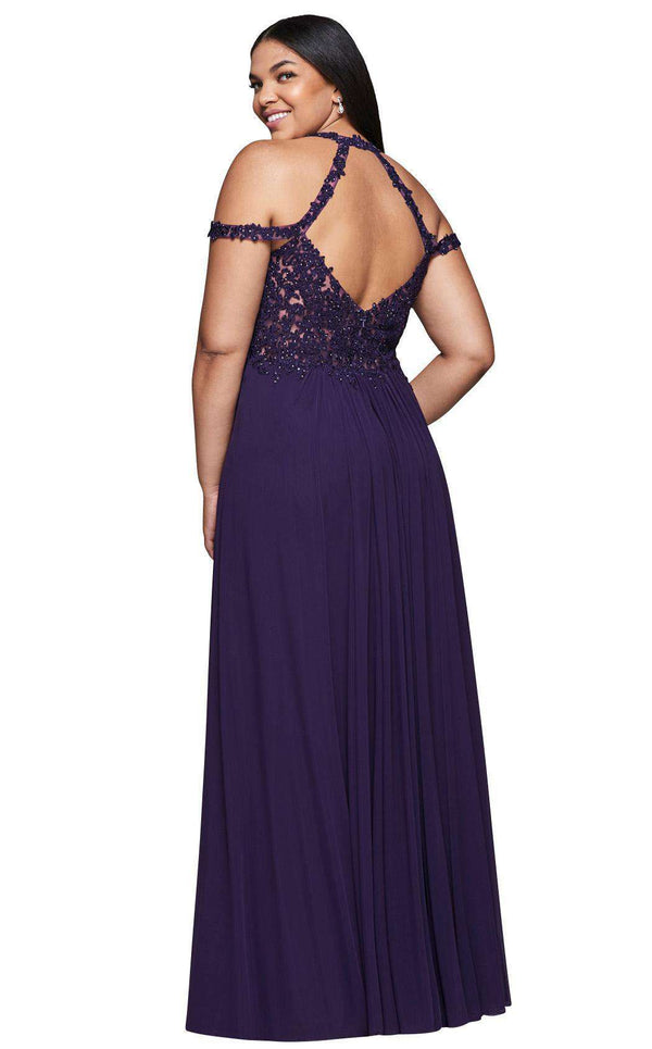 Faviana 9439 Aubergine