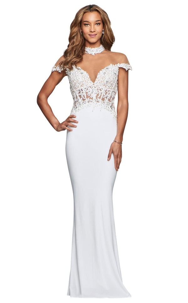 Faviana S10004 Ivory