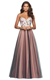 Faviana S10023 Dusty Pink/Smoke