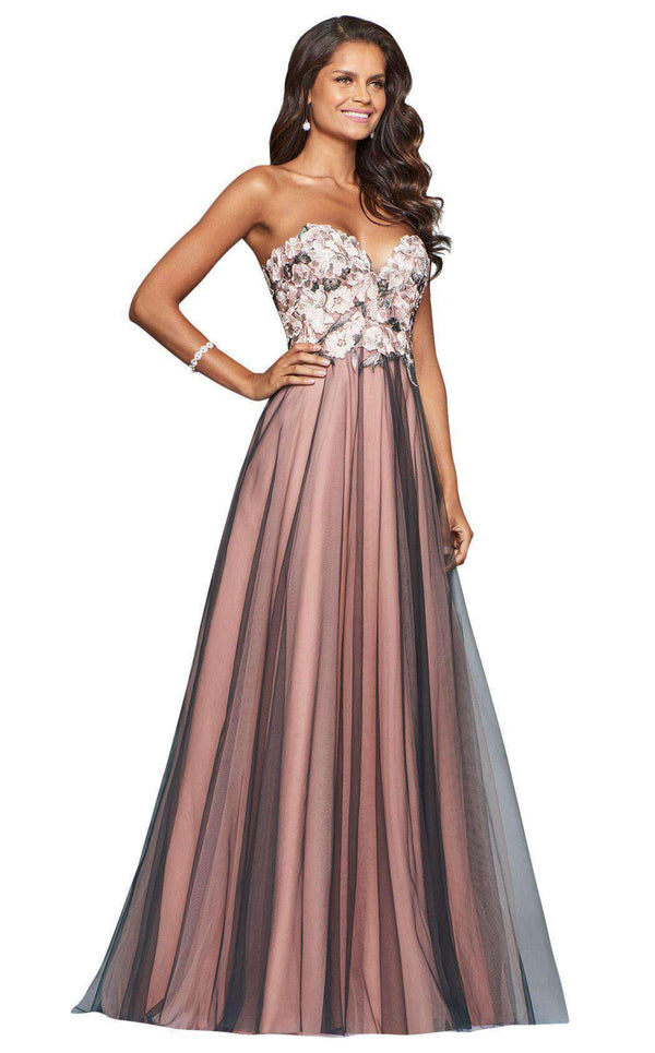 Faviana S10023 Dusty Pink/Smoke