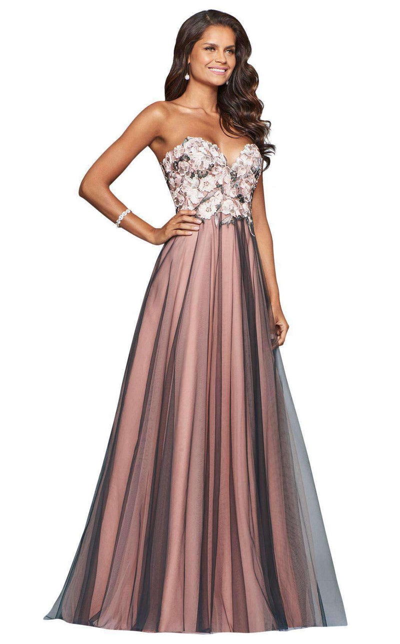 Faviana S10023 Dusty Pink/Smoke
