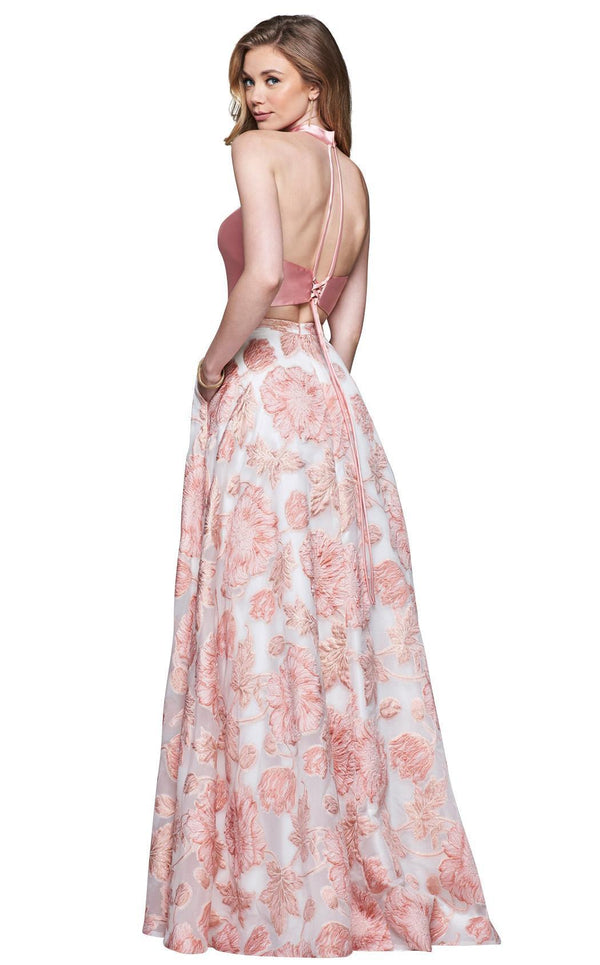 Faviana S10035 Ivory/Peach/Rose Gold