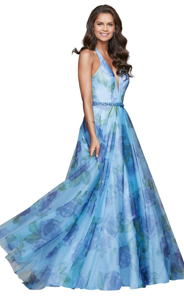 Faviana S10036 Blue/Lavender