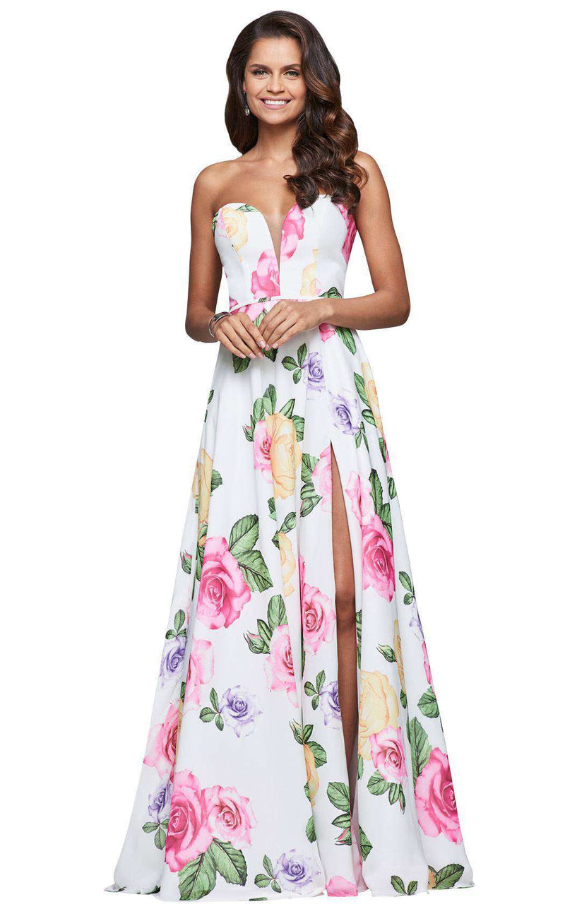 Faviana S10046 Ivory/Pink