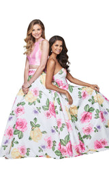 Faviana S10046 Ivory/Pink