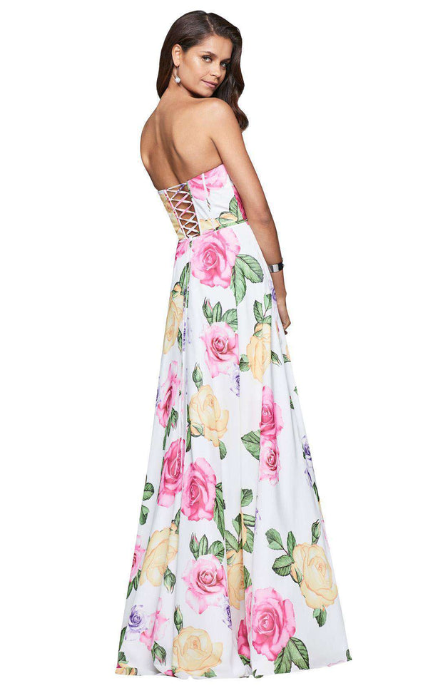 Faviana S10046 Ivory/Pink