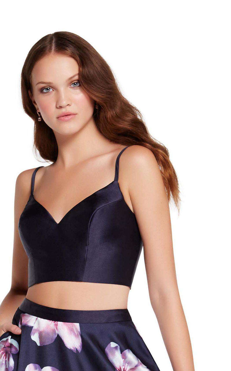 Alyce 60177 Navy Print