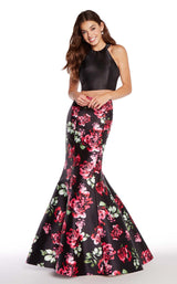 Alyce 60178 Black Rose Black/Rose Print