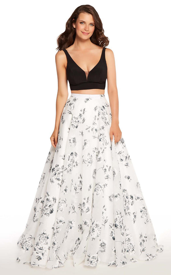 Alyce 60182 Diamond White/Black