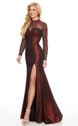 Rachel Allan 8427 Burgundy