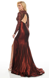 Rachel Allan 8427 Burgundy