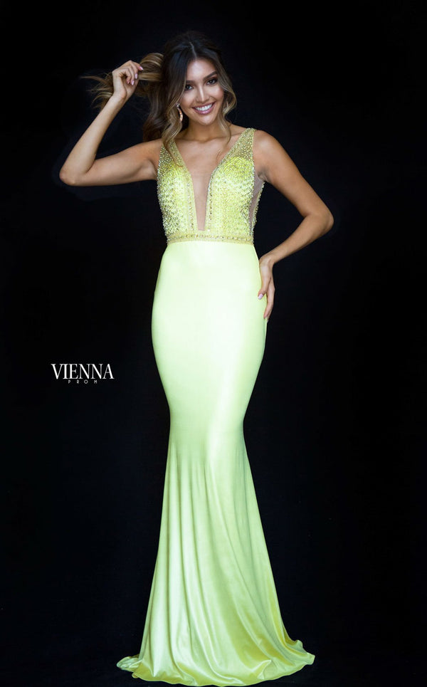 Vienna Prom V8464 Yellow