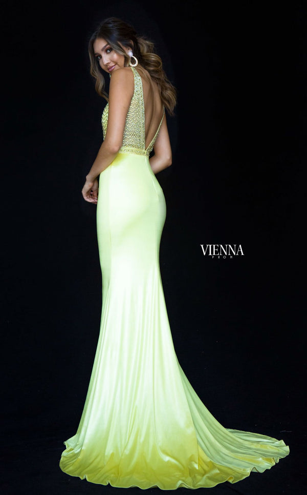 Vienna Prom V8464 Yellow