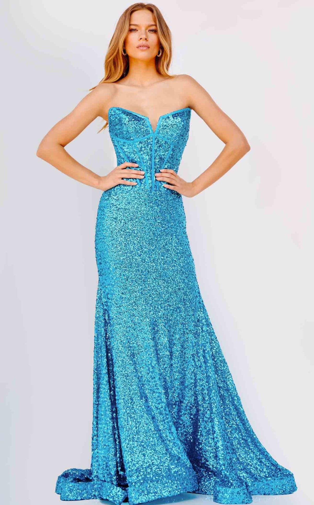 slim fit dress slacks A-Line Elegant Turquoise Satin Long Prom Formal Dress with Slit TP0920 US0 / Custom Color