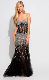 Jovani 88025BG Black