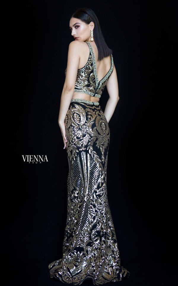 Vienna Prom V8814 Black/Gold