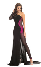 Johnathan Kayne 9061 Black/Hot Pink