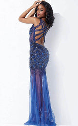 Jovani 90736 Navy/Nude