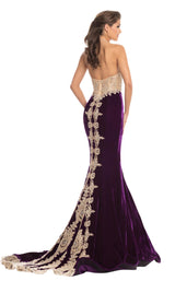 Johnathan Kayne 9087 Purple/Gold