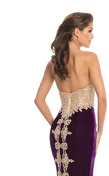 Johnathan Kayne 9087 Purple/Gold