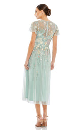 Mac Duggal 9134 Seafoam Multi