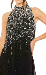Mac Duggal 9225 Dress Black-Silver