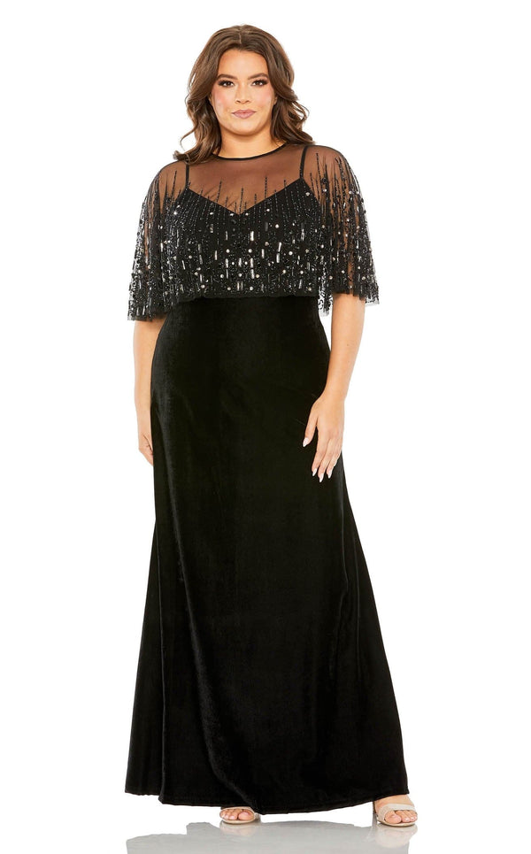 mac duggal plus size cocktail dresses Mac Duggal 67900 Short Plus Size Cocktail Dress