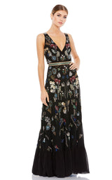 Mac Duggal 93548D Black Multi