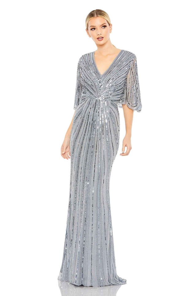 Mac Duggal 93583 Slate Blue
