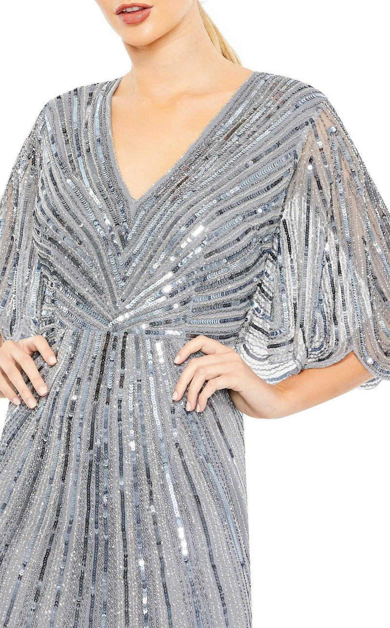Mac Duggal 93583 Slate Blue