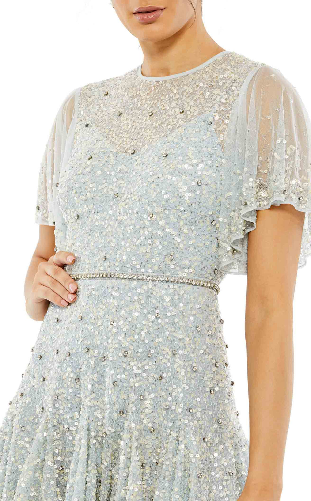 Mac Duggal 93655 Powder Blue
